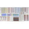 FRANCE LOT DE FEUILLES COMPLÈTES EN FRANCS AFFR/COLLECTION FACIALE 2281 FFR
