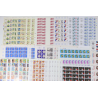 FRANCE LOT DE FEUILLES COMPLÈTES EN FRANCS AFFR/COLLECTION FACIALE 2281 FFR
