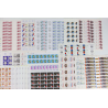FRANCE LOT DE FEUILLES COMPLÈTES EN FRANCS AFFR/COLLECTION FACIALE 2281 FFR