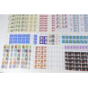 FRANCE LOT DE FEUILLES COMPLÈTES EN FRANCS AFFR/COLLECTION FACIALE 2281 FFR