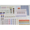 FRANCE LOT DE FEUILLES COMPLÈTES EN FRANCS AFFR/COLLECTION FACIALE 4495 FFR