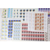 FRANCE LOT DE FEUILLES COMPLÈTES EN FRANCS AFFR/COLLECTION FACIALE 4495 FFR