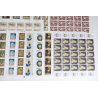FRANCE LOT DE FEUILLES COMPLÈTES EN FRANCS THÈME TABLEAUX FACIALE 3600 FFR