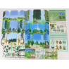 LOT DE BLOCS-FEUILLETS DE FRANCE "JARDINS DE FRANCE" TIMBRES NEUFS FACIALE 340€