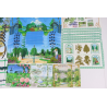 LOT DE BLOCS-FEUILLETS DE FRANCE "JARDINS DE FRANCE" TIMBRES NEUFS FACIALE 340€
