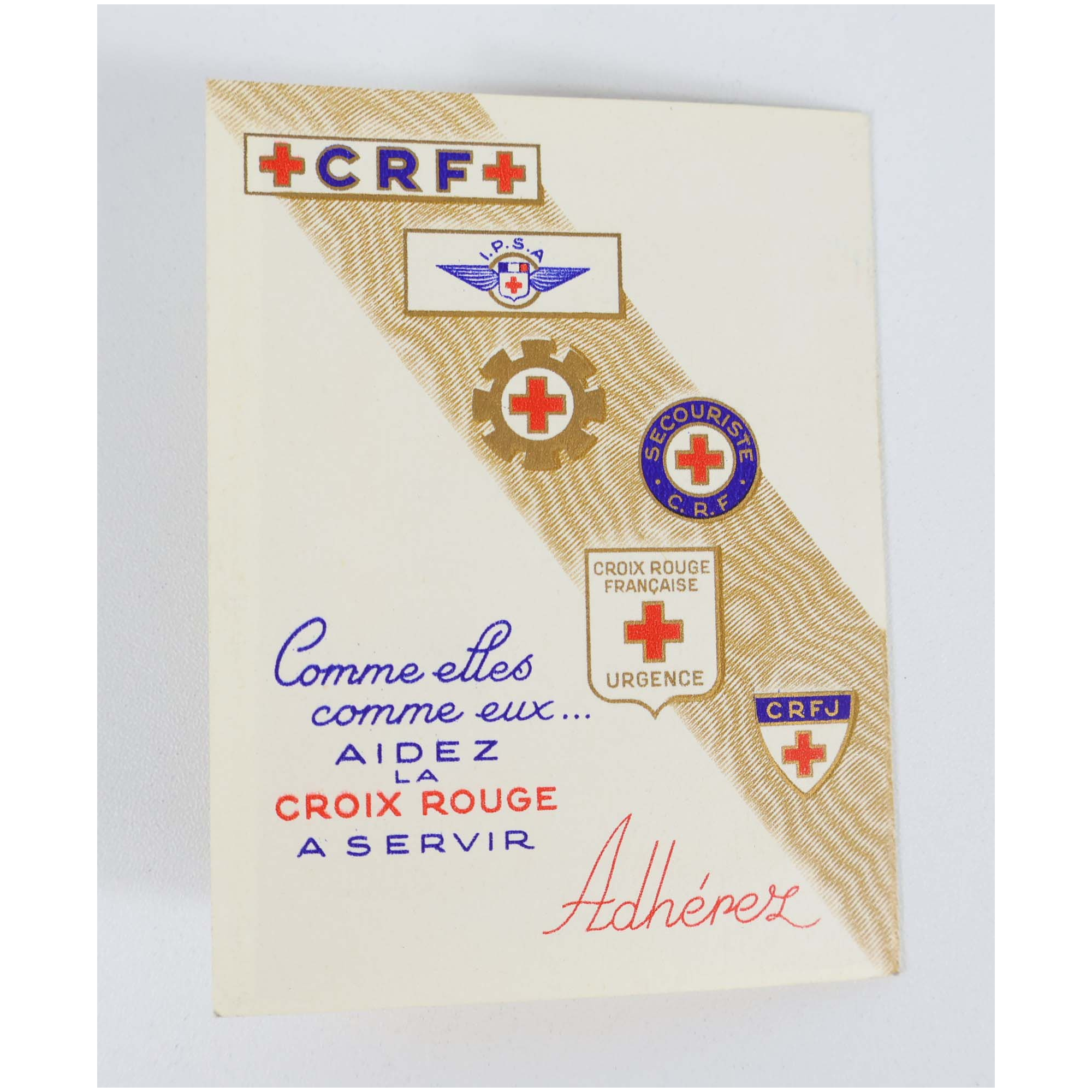 FRANCE CARNET CROIX-ROUGE COMPLET 1954 N°2003 BELLE QUALITÉ COTE 180€