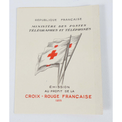 FRANCE CARNET CROIX-ROUGE COMPLET 1955 N°2004 BELLE QUALITÉ COTE 450€