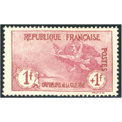 FRANCE N°154 TIMBRE NEUF* 1ÈRE ORPHELIN ANNÉE 1917-18 COTE 680€ BONNE QUALITÉ