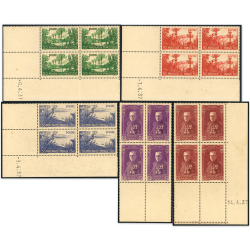 MONACO COINS DATÉS N°135 À 139 SÉRIE COMPLÈTE TIMBRES NEUFS COTE 1240€