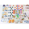 FRANCE LOT DE TIMBRES/CARNETS/BLOCS EN FRANCS DE ANNÉES 80/90 FACIALE 3635FFr