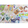 FRANCE LOT DE TIMBRES/CARNETS/BLOCS EN FRANCS DE ANNÉES 80/90 FACIALE 3635FFr