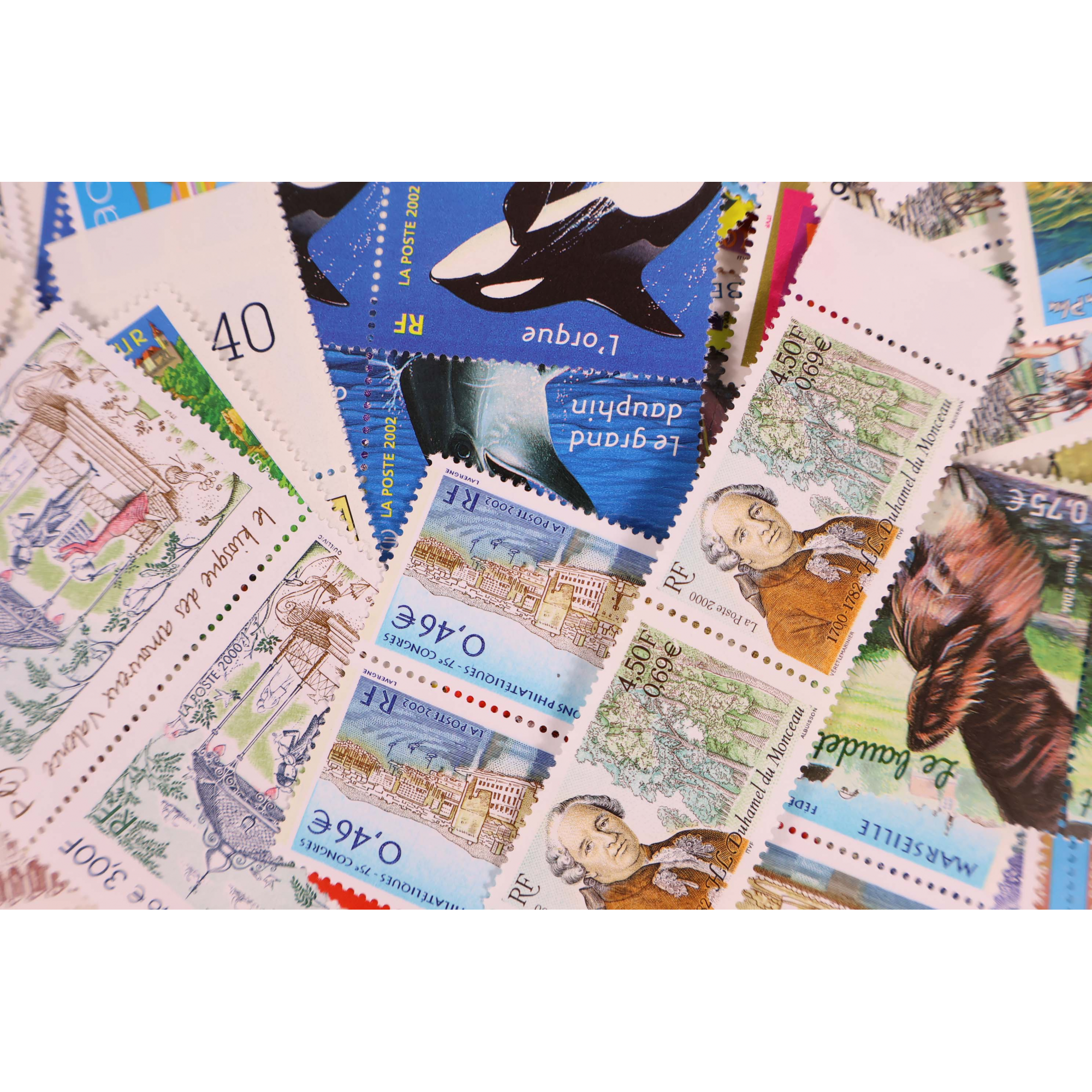FRANCE LOT IMPORTANT DE TIMBRES/CARNETS/BLOCS 1999 À 2005 EN EUROS FACIALE 1017€