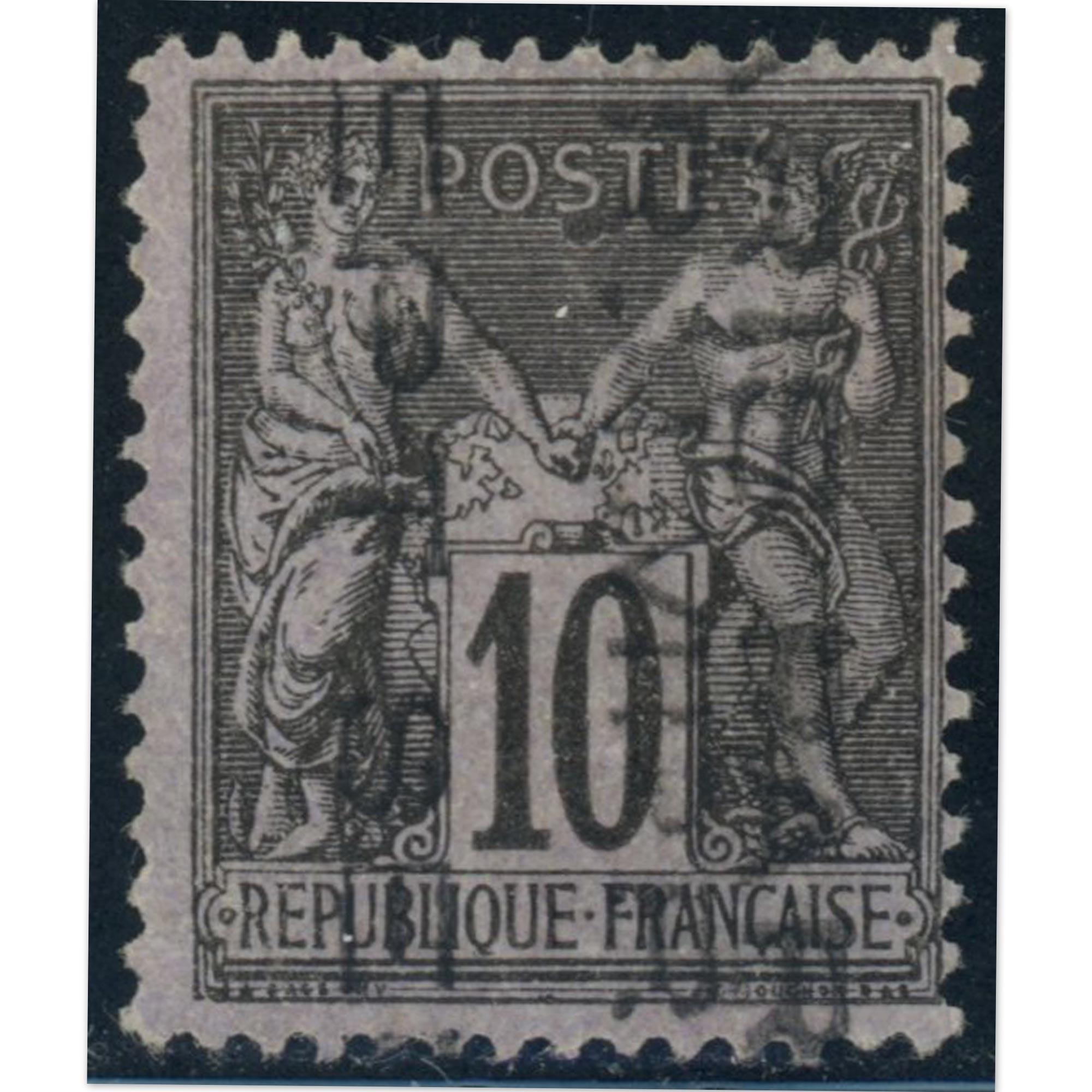 FRANCE PRÉOBLITÉRÉ N°16 TIMBRE RARE SIGNE CALVES, SURCHARGE 5L COTE 1400€