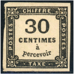 FRANCE TIMBRE-TAXE N°6 TIMBRE NEUF* SIGNÉ CALVES, BELLE QUALITÉ, COTE 350€