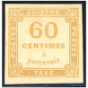 FRANCE TIMBRE-TAXE N°8 TIMBRE NEUF* SIGNÉ CALVES, BELLE QUALITÉ, COTE 800€
