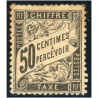 FRANCE TIMBRE-TAXE N°20 TIMBRE NEUF SIGNÉ CALVES, SANS GOMME, COTE 240€