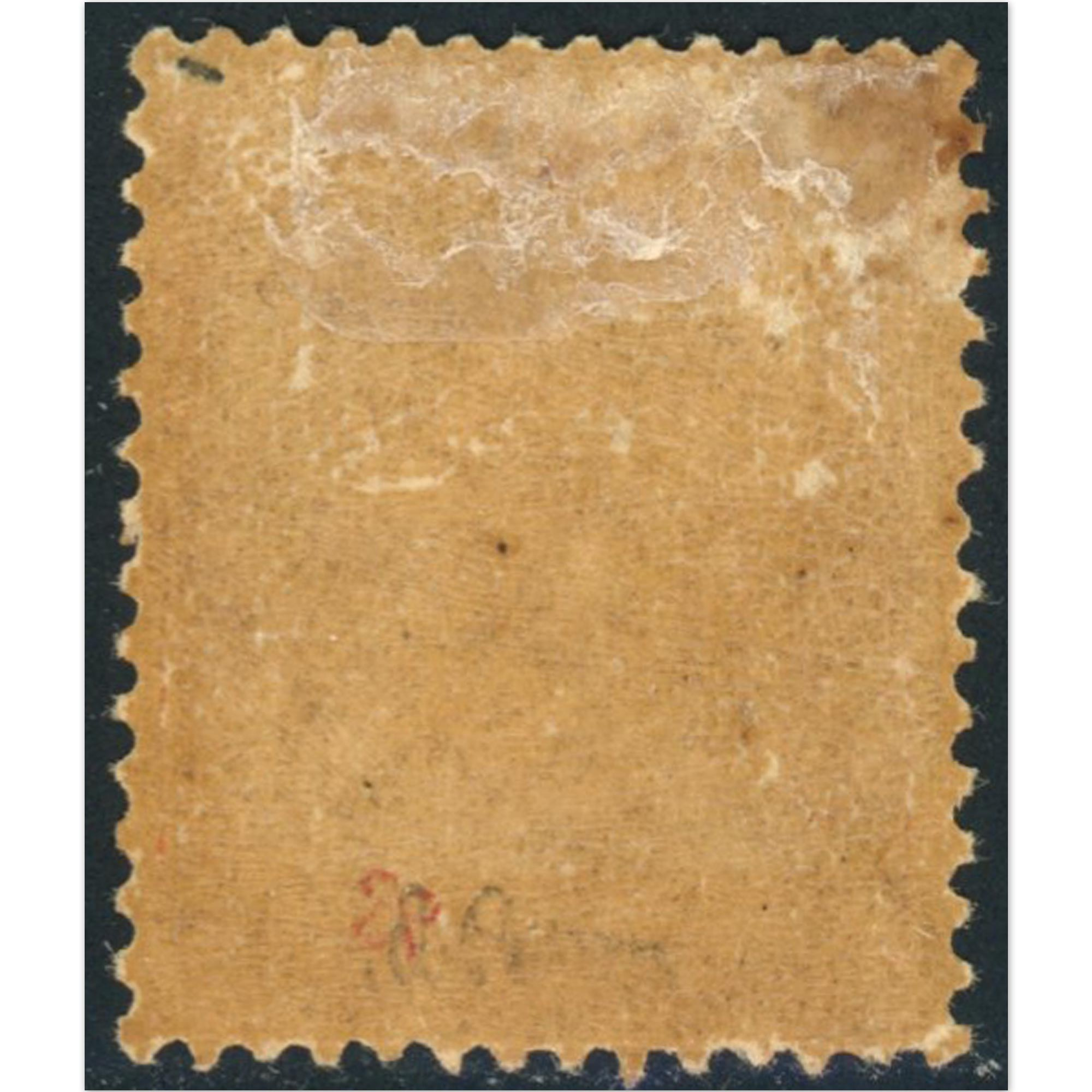 FRANCE TIMBRE-TAXE N°34 TIMBRE NEUF* SIGNÉ BRUN, 30c ROUGE-ORANGE, COTE 950€