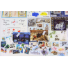 FRANCE ANNÉE 2015 TIMBRES-POSTE/BLOCS-FEUILLETS/PA TIMBRES NEUFS** FACIALE 96€