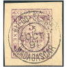 DIEGO-SUAREZ TIMBRE-TAXE N°1, TIMBRE OBLITÉRÉ COTE 160€ SIGNÉ JF BRUN ANNÉE 1891