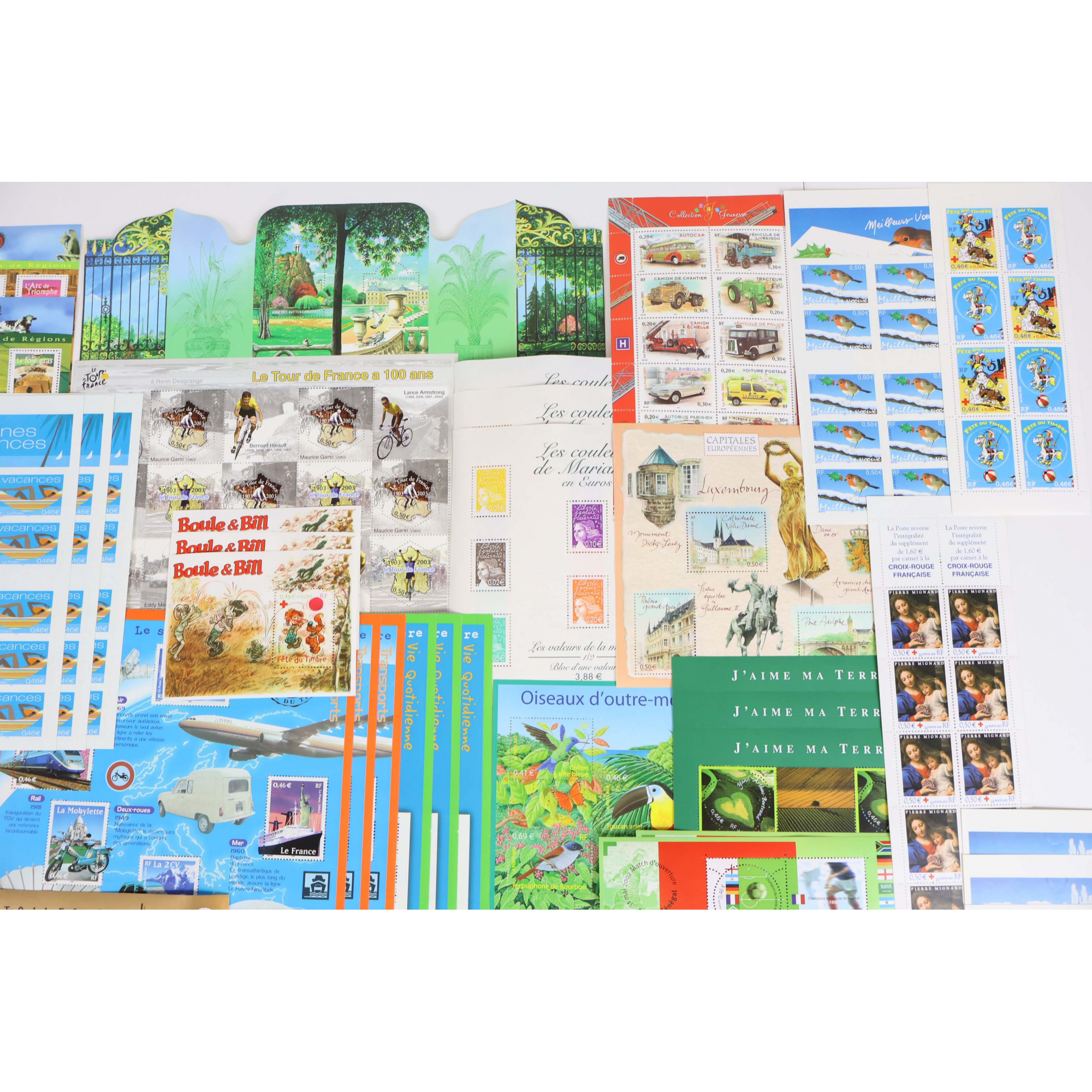 FRANCE LOT ANNÉES 2002/2003 TIMBRES/BLOCS-FEUILLETS/CARNETS DE FRANCE FAC 340€