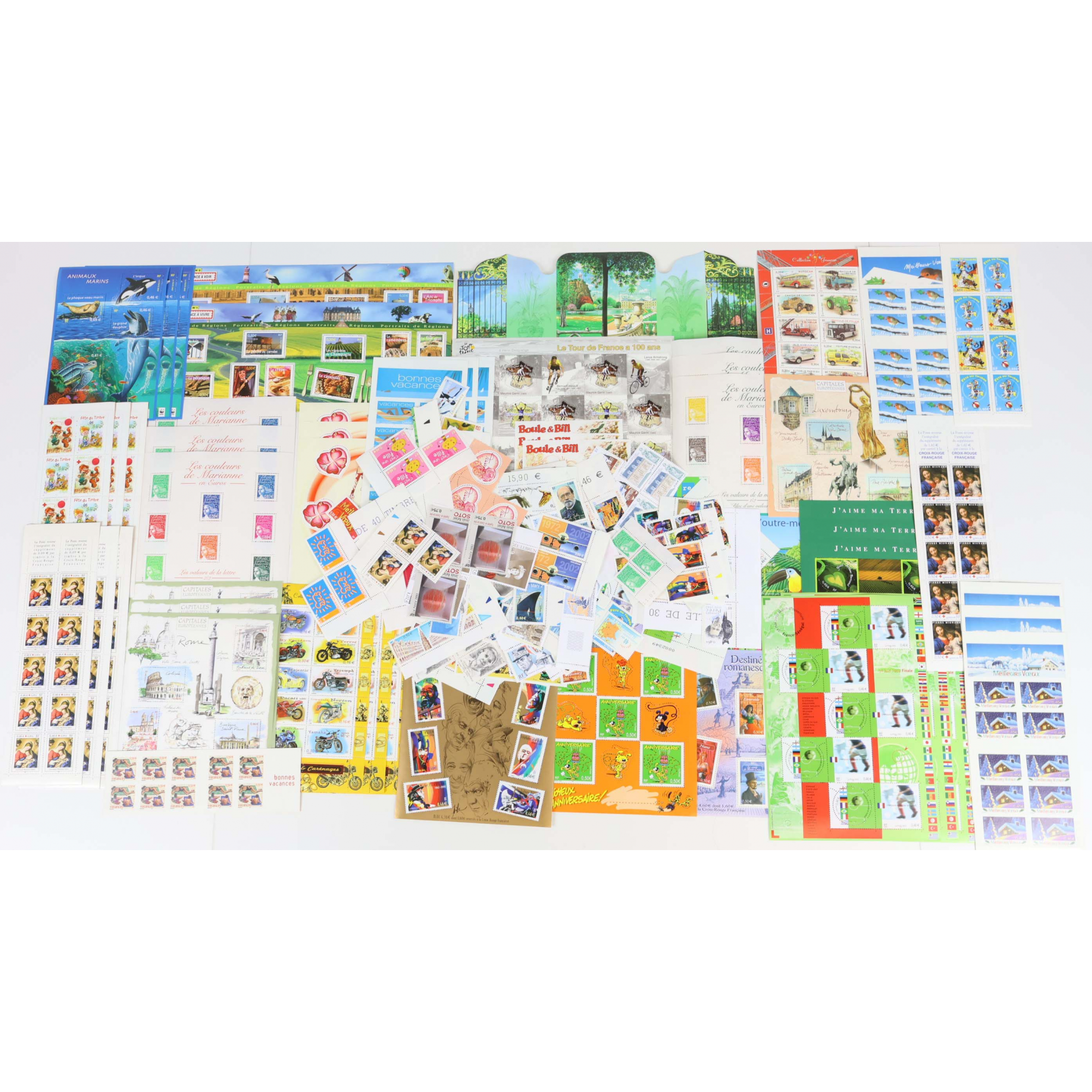 FRANCE LOT ANNÉES 2002/2003 TIMBRES/BLOCS-FEUILLETS/CARNETS DE FRANCE FAC 340€