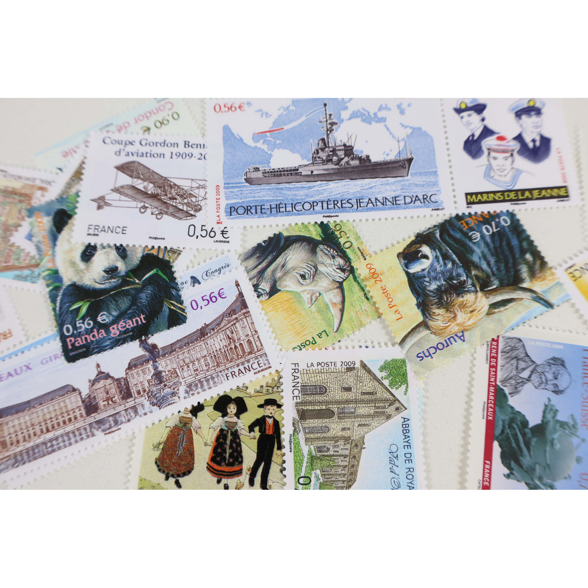 FRANCE LOT ANNÉE 2009 TIMBRES/BLOCS-FEUILLETS/CARNETS DE FRANCE FACIALE 55€
