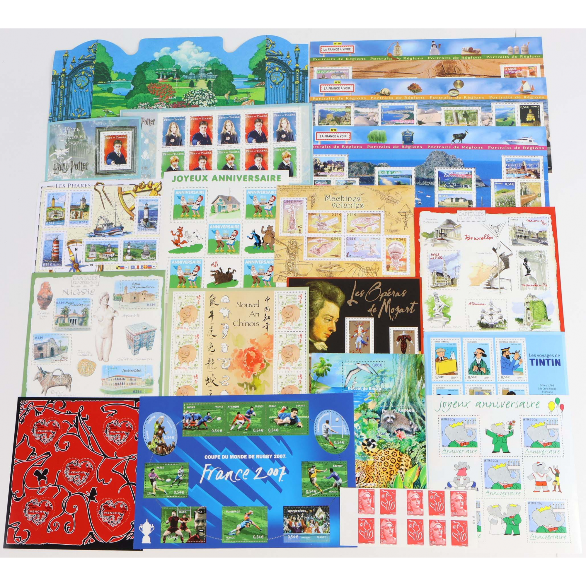 FRANCE LOT ANNÉE 2006 TIMBRES/BLOCS-FEUILLETS/CARNETS DE FRANCE FACIALE 187€