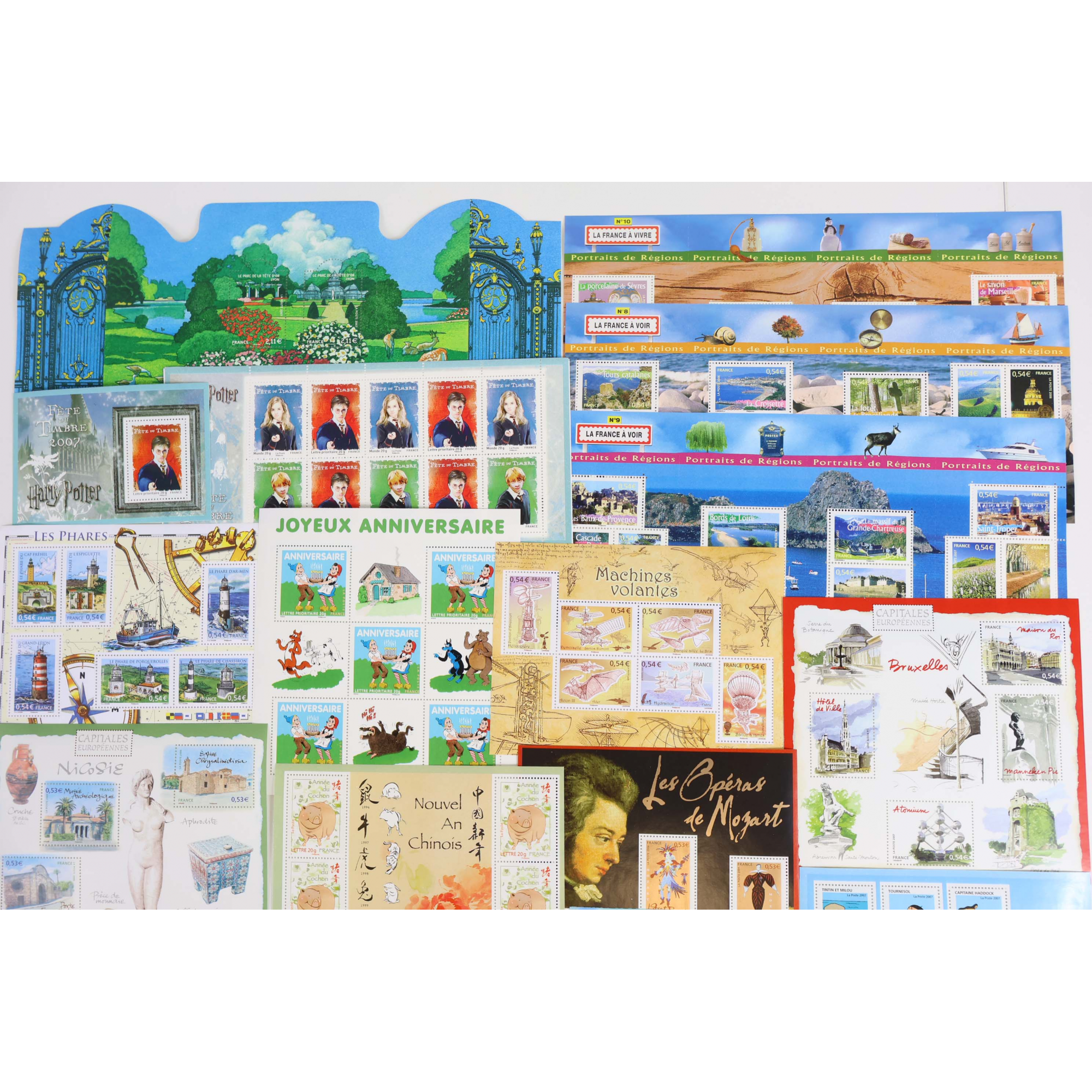 FRANCE LOT ANNÉE 2006 TIMBRES/BLOCS-FEUILLETS/CARNETS DE FRANCE FACIALE 187€