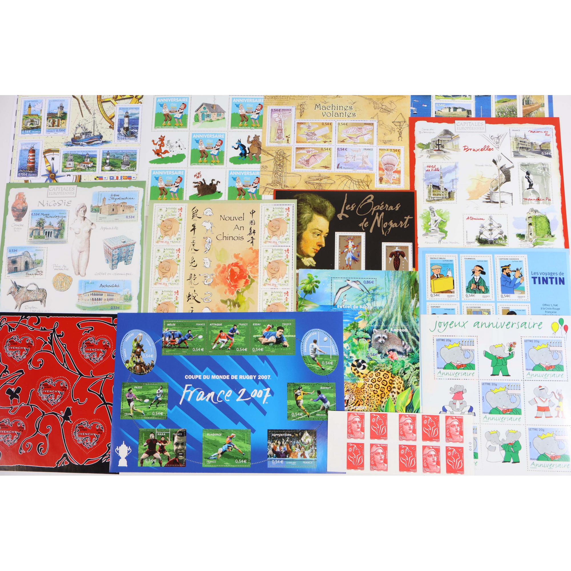 FRANCE LOT ANNÉE 2006 TIMBRES/BLOCS-FEUILLETS/CARNETS DE FRANCE FACIALE 187€