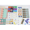 FRANCE LOT DE TIMBRES-POSTE - BLOCS-FEUILLETS-CARNETS-FEUILLES FACIALE 2480FFr