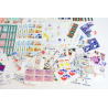 FRANCE LOT DE TIMBRES-POSTE - BLOCS-FEUILLETS-CARNETS-FEUILLES FACIALE 2480FFr