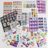 FRANCE LOT DE TIMBRES-POSTE - BLOCS-FEUILLETS-CARNETS-FEUILLES FACIALE 2301FFr