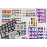 FRANCE LOT DE TIMBRES-POSTE - BLOCS-FEUILLETS-CARNETS-FEUILLES FACIALE 2301FFr