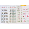 MONACO LOT IMPORTANT DE CARNETS EN FRANCS COURRIER / COLLECTION FACIALE 780FFr