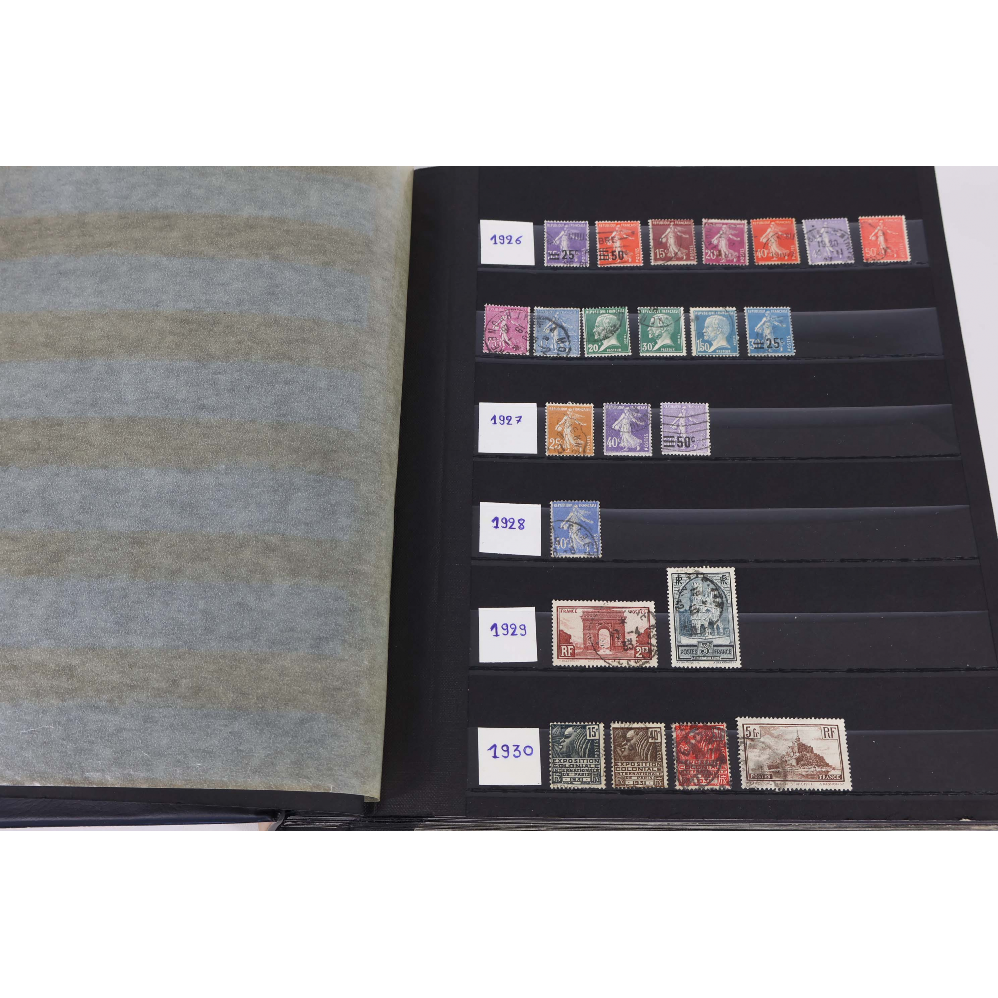 FRANCE COLLECTION COMPLETE ET CLASSEE DE 1941 A 1975 TIMBRES NEUFS COTE ELEVEE