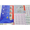 FRANCE LOT DE TIMBRES-POSTE - BLOCS-FEUILLETS-CARNETS EN FRANCS FACIALE 988FFr