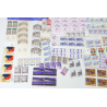 FRANCE LOT DE TIMBRES-POSTE - BLOCS-FEUILLETS-CARNETS EN FRANCS FACIALE 988FFr