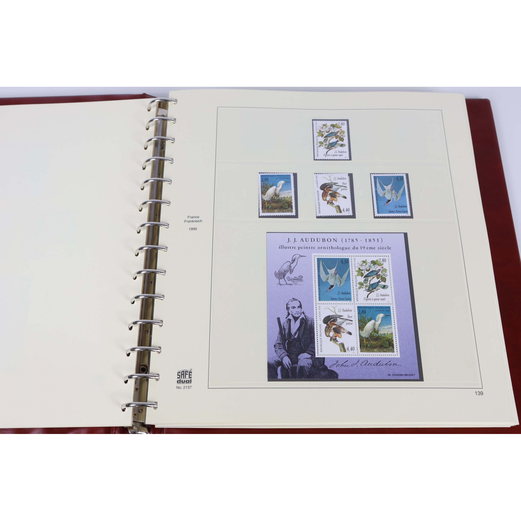 COLLECTION DE FRANCE COMPLETE DE 1995 A 1999 CLASSEUR HAUT DE GAMME LINDNER