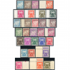 ANDORRE FRANÇAIS LOT DE TIMBRES-TAXE NEUFS** COTE 372€ ANNÉES 1931 À 1961