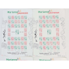 FRANCE LOT DE 4 FEUILLES N°4774A ET 4774B TIMBRES NEUFS, FEUILLES AVEC DÉFAUTS