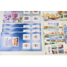 FRANCE LOT DE 55 VP LETTRES VERTES AUTOADHÉSIVES ILLUSTRÉES 20G, TIMBRES NEUFS**