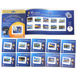 FRANCE LOT DE 21 VALIDITÉS PERMANENTES AUTOADHÉSIVES EUROPE THÉMATIQUE EURO 2016