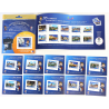 FRANCE LOT DE 21 VALIDITÉS PERMANENTES AUTOADHÉSIVES EUROPE THÉMATIQUE EURO 2016