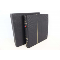 CLASSEUR LEUCHTTURM POUR RANGER COLLECTION DE TIMBRES DE FRANCE DE 1980 À 1989