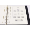 CLASSEUR LEUCHTTURM POUR RANGER COLLECTION DE TIMBRES DE FRANCE DE 1980 À 1989