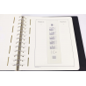 CLASSEUR LEUCHTTURM POUR RANGER COLLECTION DE TIMBRES DE FRANCE DE 1980 À 1989