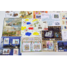FRANCE LOT DE TIMBRES-POSTE ET DE BLOCS-FEUILLET DE 2014 À 2016 NEUFS** FAC 236€