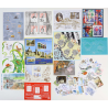 FRANCE LOT DE TIMBRES-POSTE ET DE BLOCS-FEUILLET DE 2017 NEUFS** FACIALE 89€