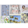 FRANCE LOT DE TIMBRES-POSTE ET DE BLOCS-FEUILLET DE 2017 NEUFS** FACIALE 89€