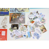 FRANCE LOT DE TIMBRES-POSTE ET DE BLOCS-FEUILLET DE 2017 NEUFS** FACIALE 89€